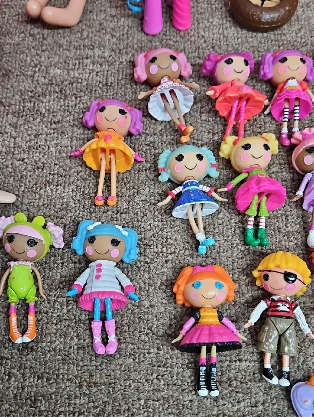 Lalaloopsy Large Lot 15 Minis Rares Pets Horse 2 Full Size Storage Ferris Wheel